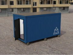 Блок-контейнер из сэндвич панелей БКС-05 (Евромодуль, 16 футов)