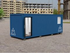 Блок-контейнер из сэндвич панелей БКС-06 с тамбуром (24 фута)