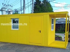 Блок-контейнер БК-42 для КПП с проходной (6 м)