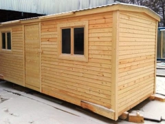 Бытовка деревянная БД-02 распашная (6 м)