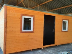 Бытовка садовая распашная с вагонкой БД-02