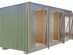 Металлическая бытовка под хозблок БМ-26 эконом