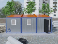 Модульное здание МЗ-23 из 3-х блок-контейнеров