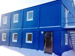 Двухэтажное модульное здание МЗ-33 Премиум из 8 БК