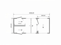 Модульная проходная ПБК-23 СП