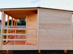Садовый домик с верандой СД-02