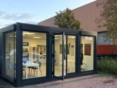 Модульное здание МЗ-35 из трех евромодулей Шоурум