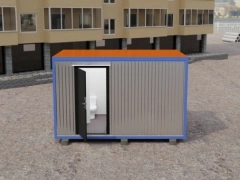 Сантехнический блок-контейнер СТ-18 (туалет и душ, 4 метра)